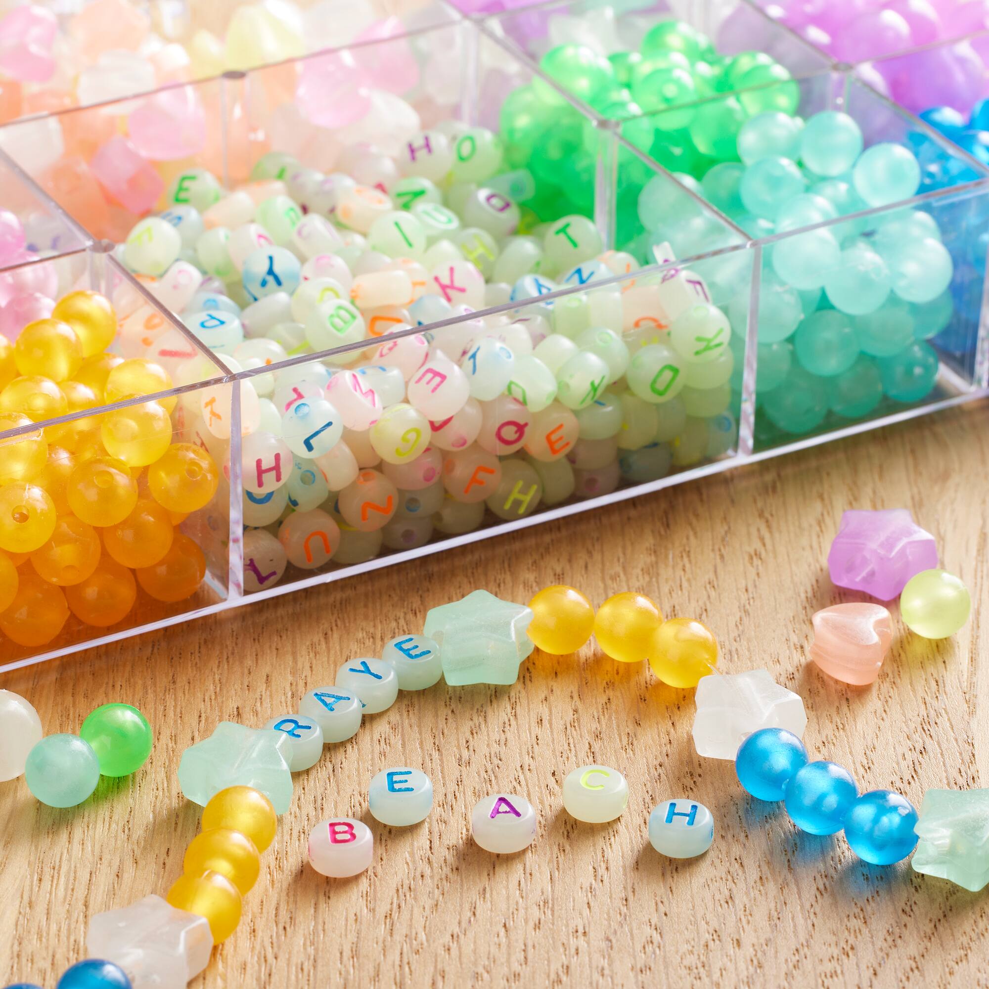 Glow in the Dark Alphabet Bead Kit by Creatology™